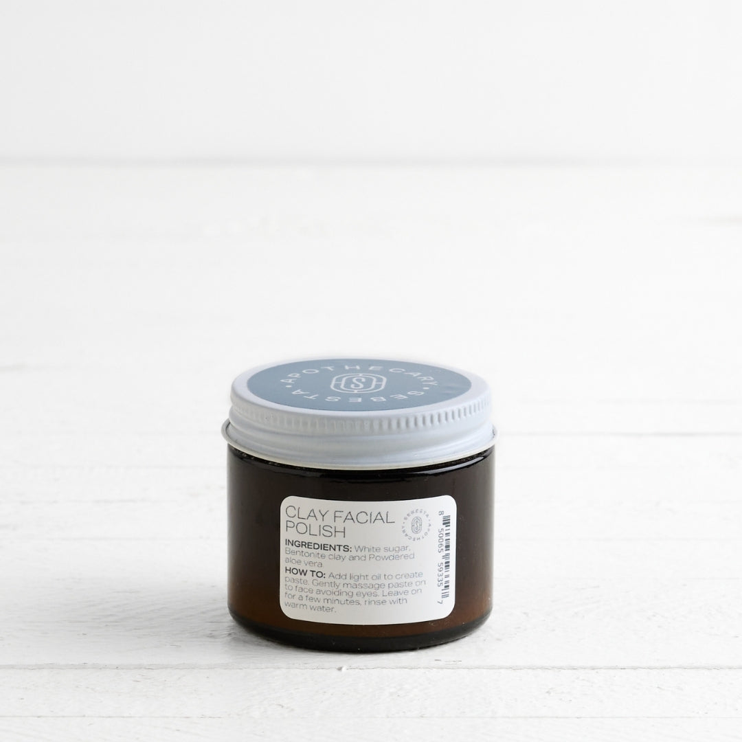 clay facial polish