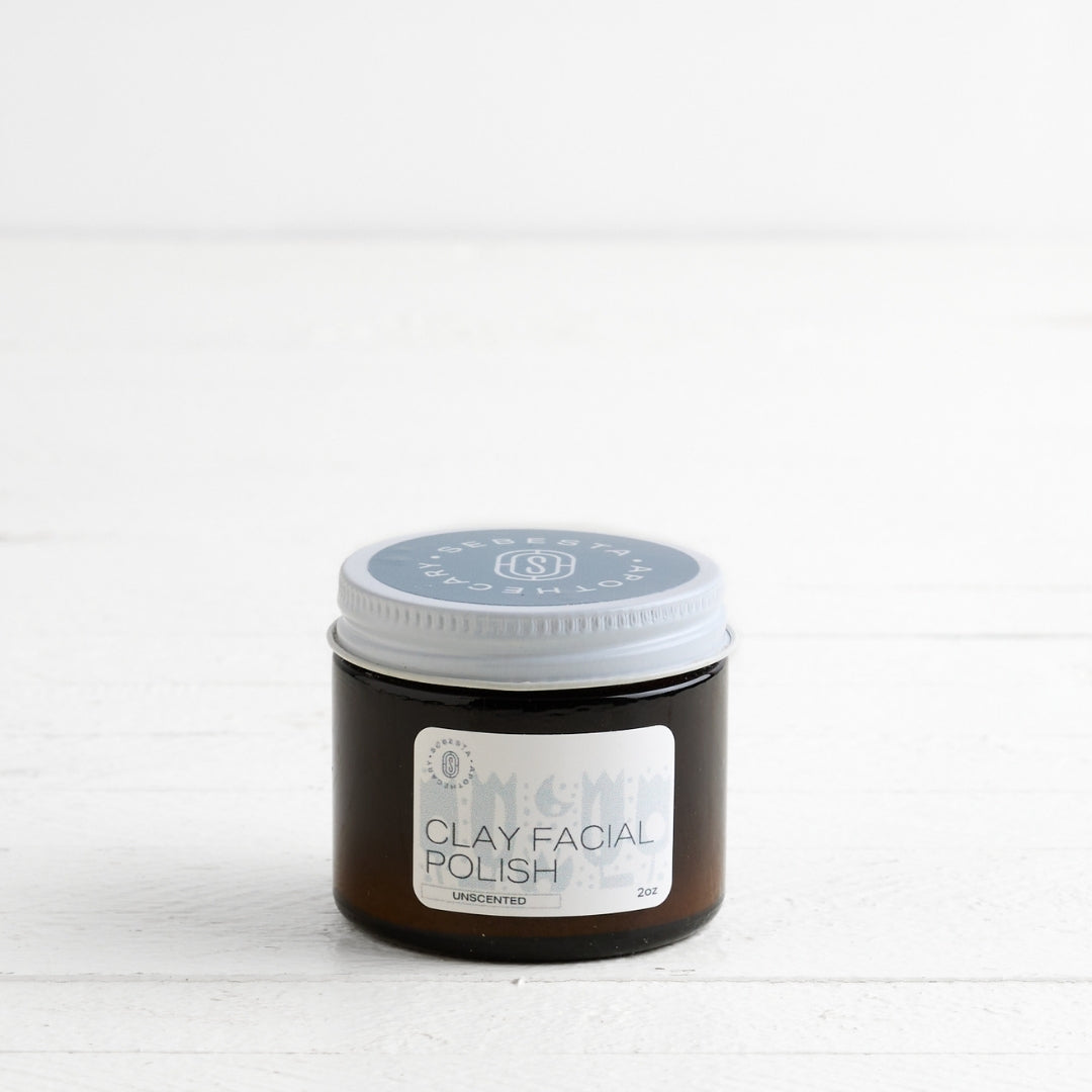 clay facial polish