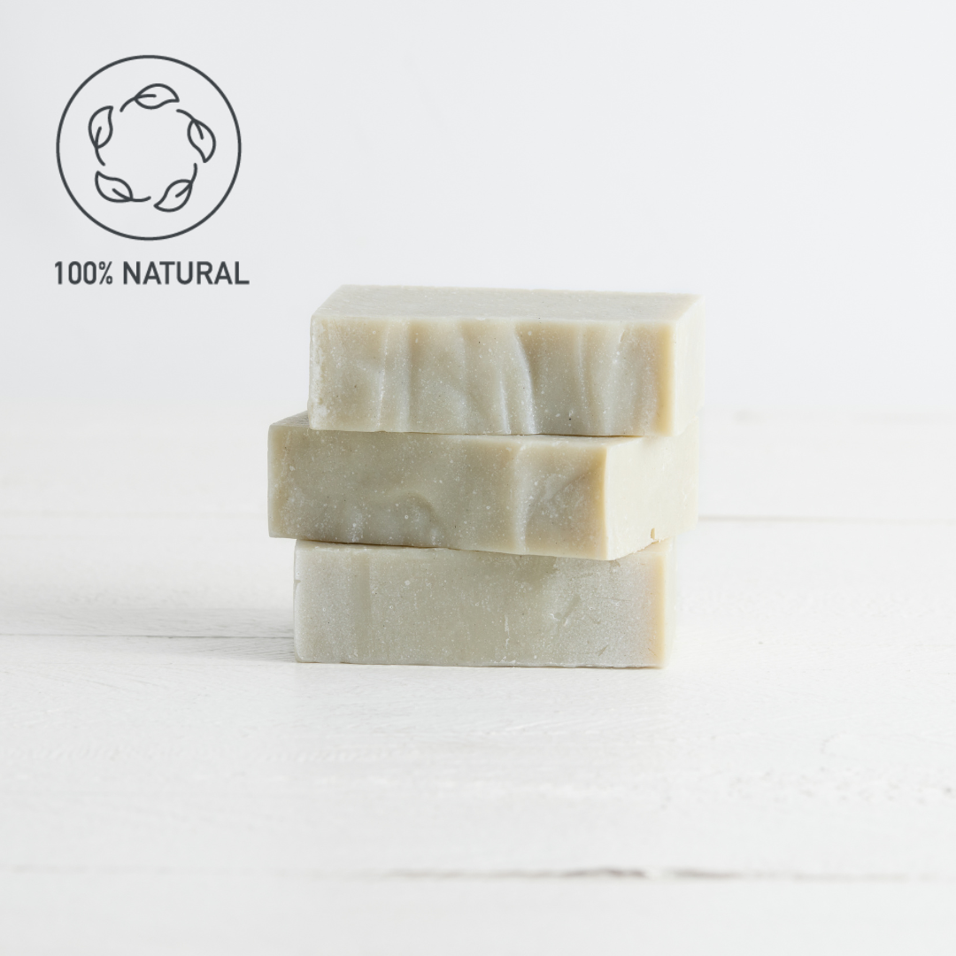 Sebesta Apothecary Adventure Soap Bar Stack 100 PER NATURAL Logo