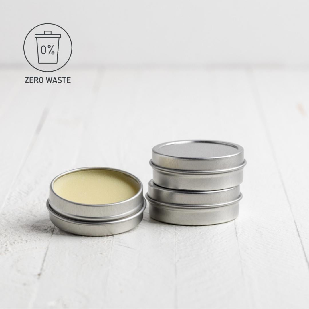 Sebesta Apothecary Zero Waste Beard Balm Tins ZERO WASTE LOGO