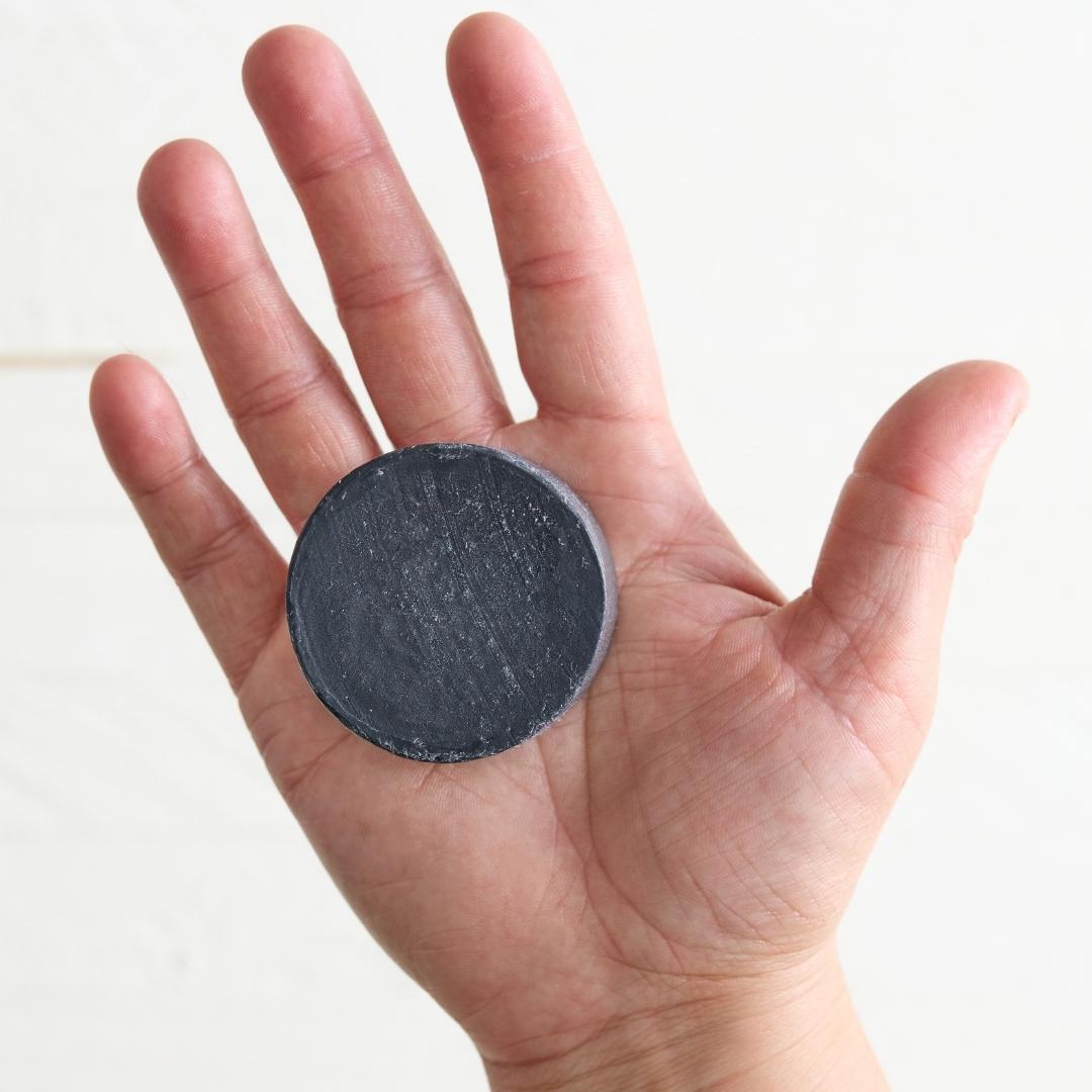 Sebesta Apothecary Charcoal Face Wash Bar in Hand