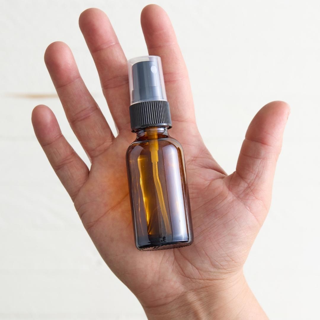 Sebesta Apothecary Hand Sanitizer Sprayer in Hand