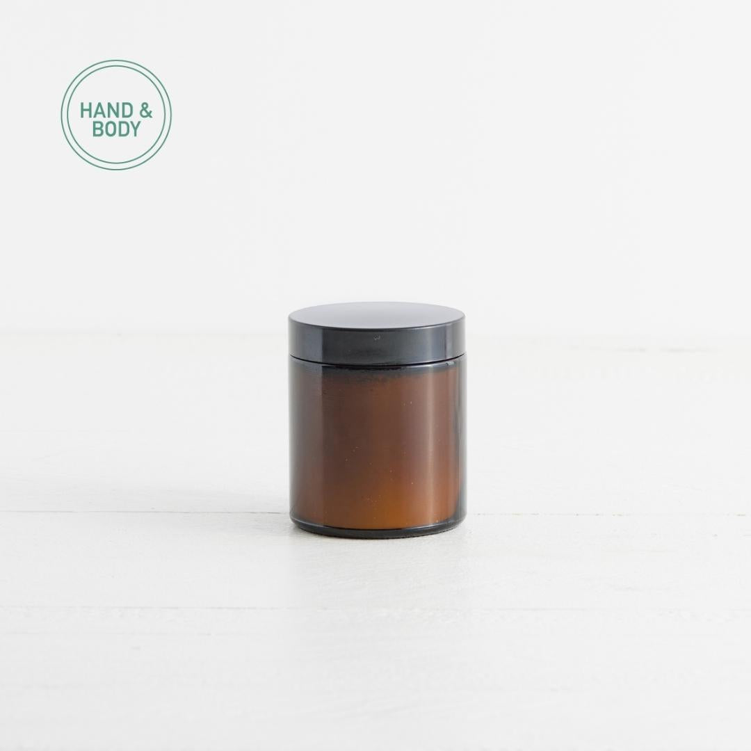 Sebesta Apothecary Shea Lotion 4oz jar HAND AND BODY LOGO