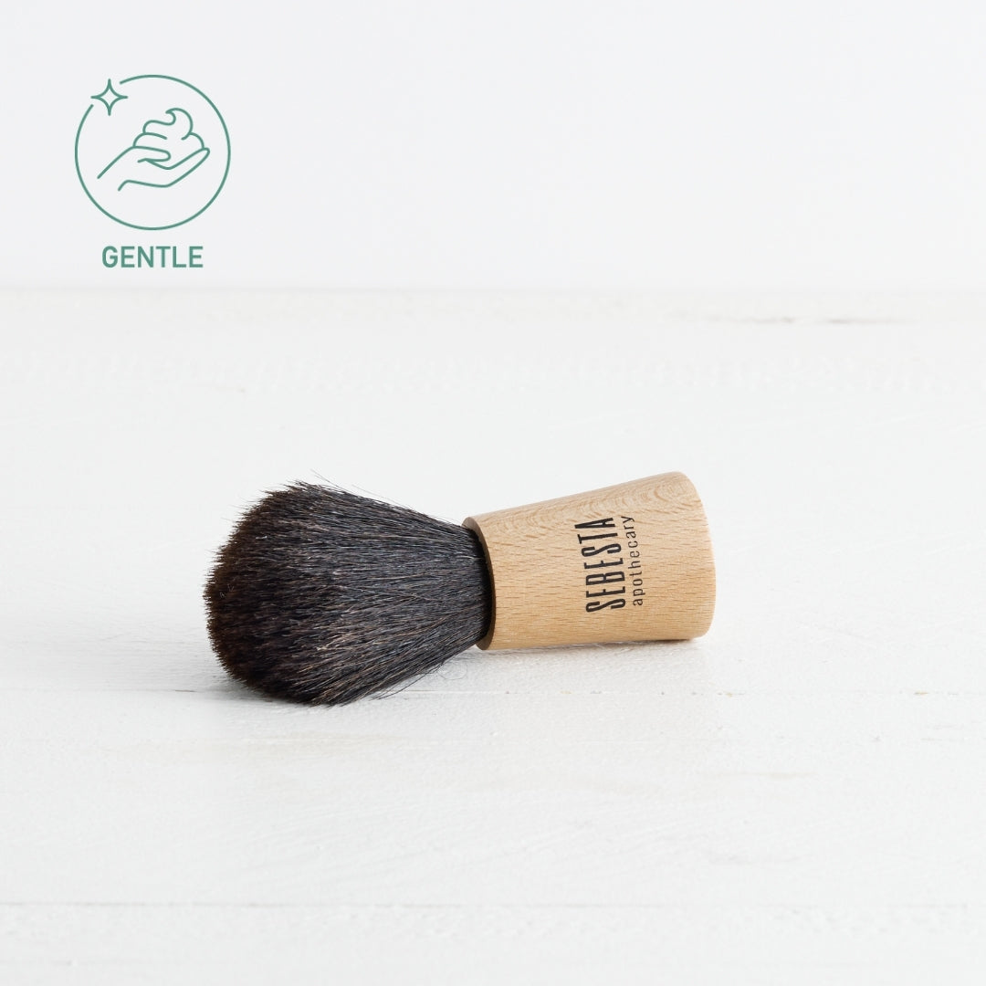 Sebesta Apothecary Spanish Horse Hair Shave Brush Tipped GENTLE