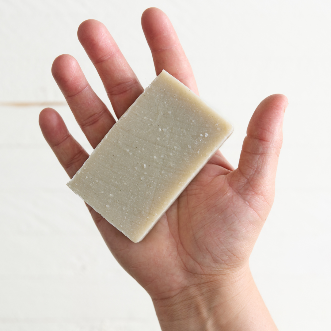 Sebesta Apothecary Adventure Soap Bar in Hand