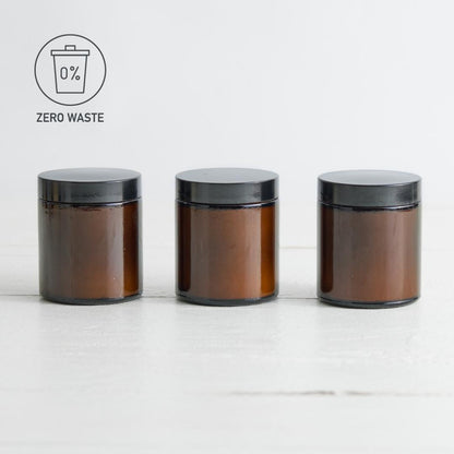 Sebesta Apothecary Bentonite clay in Jars Line of 3 ZERO WASTE logo