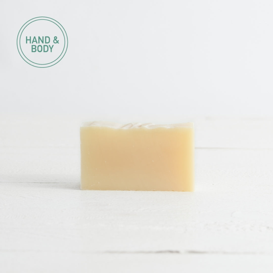 Sebesta Apothecary Body Bar Single Front HAND AND BODY LOGO