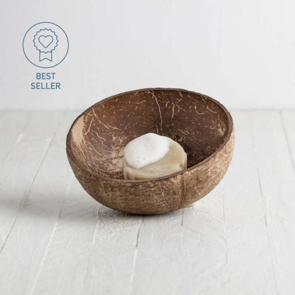 Sebesta Apothecary Coconut Bowl and Shave Bar BEST SELLER LOGO