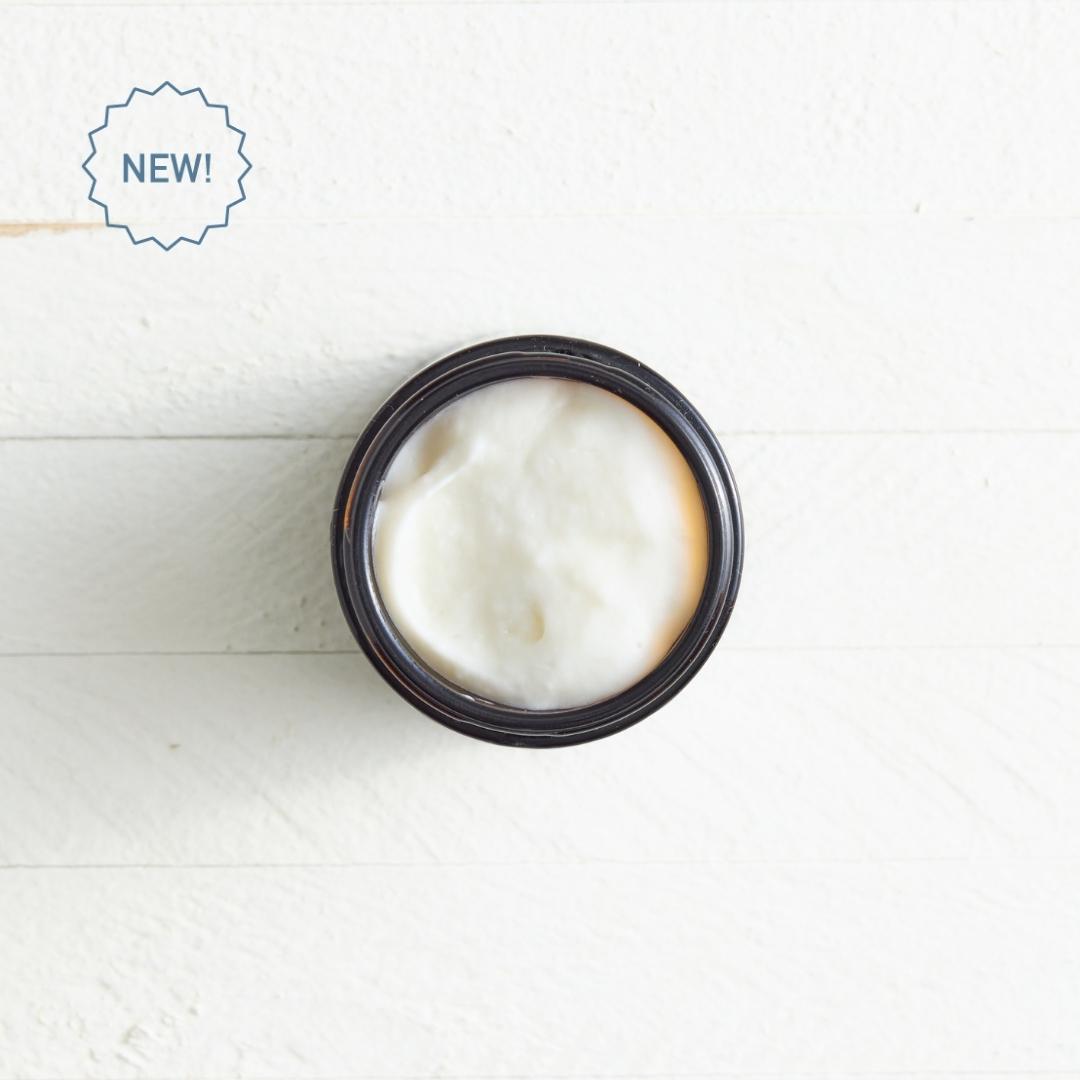 Sebesta Apothecary Shave Cream in Jar Open Top NEW logo