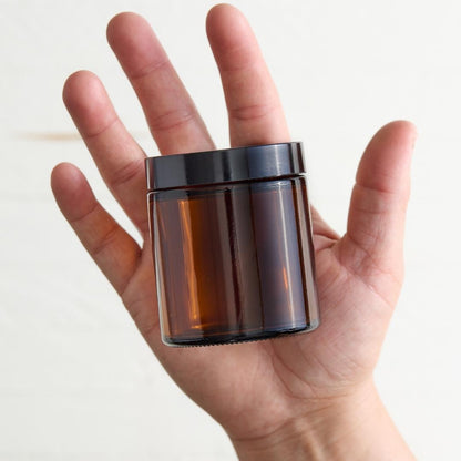 Sebesta Apothecary Bentonite 4oz jar in Hand